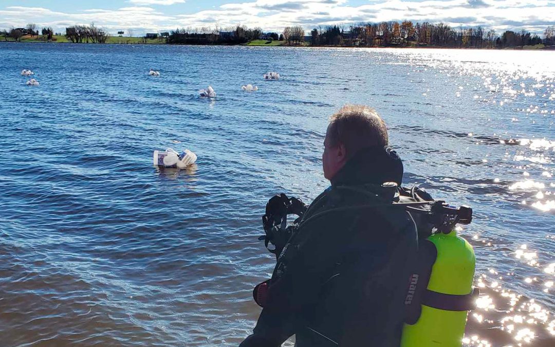 Inspection subaquatique dans la Rivière des Outaouais